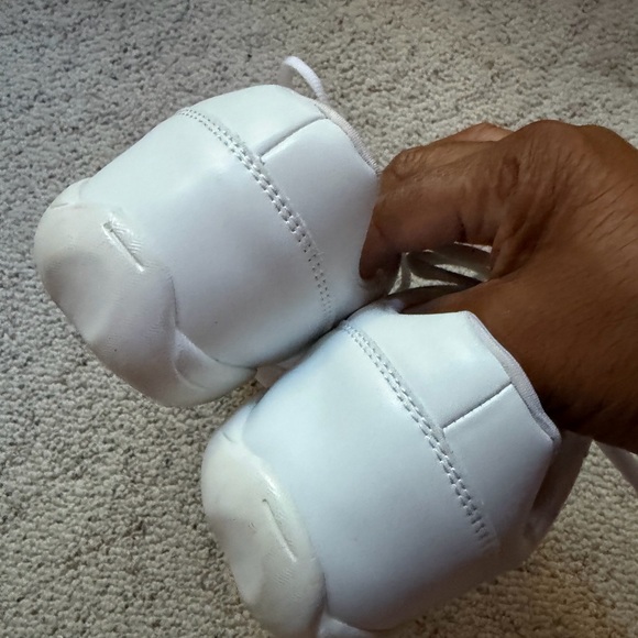 Lesove White Athletic Sneakers with Laces Sz 40 Sz 9 - Picture 5 of 6